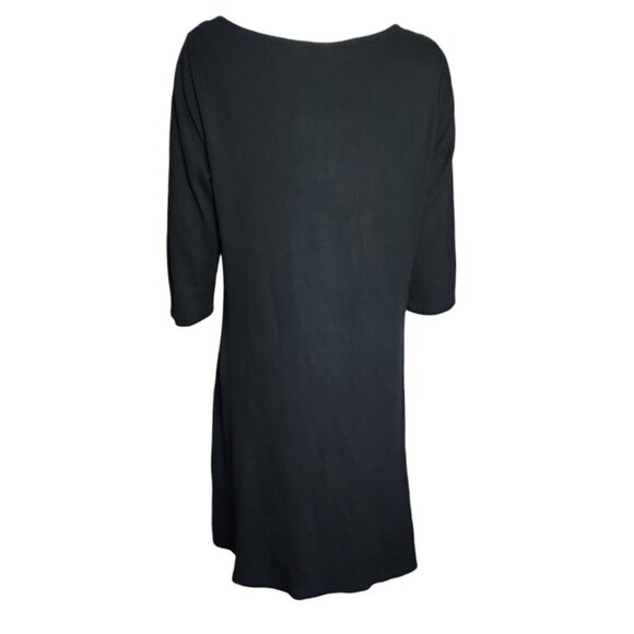 Royal Robbins Dress Womens Size L Large Solid All Black Pullover Long Sleeve - Picture 3 of 7